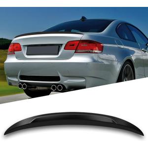 SCITOO Spoiler Wing Fits for 2007-2013 for BMW E92 3 Series Coupe Matte Black M3 Style Rear Trunk Spoiler Wing