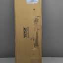 VEVOR Poster Stand, Adjustable Height Up to 75", Double-Sided Heavy Duty Pedestal Sign Holder, Floor Standing Sign Holder Banner Stand with Shock-absorbing Base for Display, for Board and Foam, Black