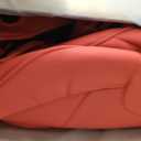 Custom Fit Camry Seat Covers for 2025 2026 Toyota Camry LE SE - Red | Waterproof Faux Leather Full Coverage, Car Seat Protectors Full Set with Armrest Covers, Airbag Compatible