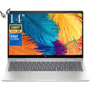 HP Envy 2-in-1 14" Full HD Touchscreen Laptop, Intel Core 7 150U, Wi-Fi 6E, Bluetooth 5.3, Fingerprint Reader, Backlit KB, Natural Silver Win11 W/HDMI (16GB RAM | 512GB PCIe SSD)