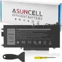 ASUNCELL 60Wh K5XWW Battery for Dell Latitude 5289 7389 7390 2-in-1 Series Notebook L3180 P29S001 P29S002 Laptop 6CYH6 71TG4 725KY J0PGR N18GG, 7.6V 3-Cell (NOT fits for Latitude 7390 Series)