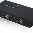 YEY 7.1 USB 3.5MM Sound Card I/O 48KHz Sample Rate 8CH DAC and 2CH ADC via S/PDIF Input and Output with Loop-Back Support standalone Cmedia Software for Windows only