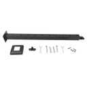 Railing Post,36"x2"x2" Level Drilled Post,Level Line Post/30 Drilled Post Steel
