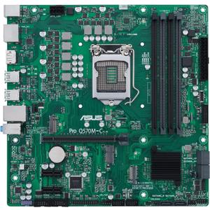 ASUS Pro Q570M-C/ CSM LGA1200 (Intel 10th&11th Gen) mATX Commercial Motherboard (PCIe 4.0, 1 LAN, Front Panel USB 3.2 Type-C, Intel vPro, 2X DP, TPM 2.0 IC, COM debug Header, self-Recovering BIOS, ACCE)