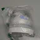 Glass Essential Oil Diffuser, 200ml Ultrasonic Aroma Diffusers with Glass Reservoir Dome & White Plastic Base Lock Color Auto-Off Timer 7 Color Light for Home Office Bedroom Yoga