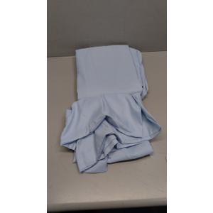 Amazon Basics Lightweight Super Soft, Wrinkle-Free Easy Care Microfiber 4-Piece Bed Sheet Set with 14-Inch Deep Pockets, Full, Light Blue, Solid