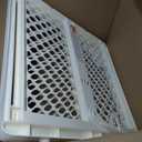 Toddleroo by North States - Supergate Ergo Baby Gate: Plastic Baby Gate for Stairs & Doorways - Adjustable Indoor Safety Gate - Made in USA - 26 to 42 Inches Wide - 26 Inches Tall - Ivory