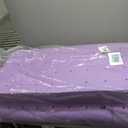 IULULU Gel-Infused Memory Foam Mattress Topper Twin Size, 4 Inch, Purple