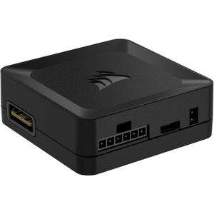 CORSAIR iCUE Link System Hub - Connect Up to 24 CORSAIR iCUE Link Devices - Reduce Cable Clutter Innovative Single-Cable Design - Black