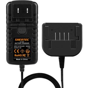 Shentec 20V Li-ion Charger PCC692L PCC691L Compatible with Porter Cable PCC685L PCC680L PCC681L PCC682L PCC699L,Also Compatible with 20V Black & Decker LBXR20 LB20 LBX20 Lithium Battery.