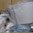 Glass Table Lamp for Bedroom & Bedside with 3-Way Lighting Modes & USB C+A - Coastal Modern Style Nightstand Lamp for Living Room & Bedroom Decoration (23.5" H)