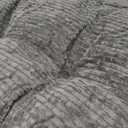 6" Washable Floor Pillow Cushion for Adults, Meditation Cushion Pillow, Large Square Floor Sitting, Removable Tufted Corduroy Cover, for Tatami Living Room or Yoga, 22x22 Inch, Machine Washable (6" Thick(Pack of 1), Dark Grey)