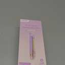 Bikini Trimmer for Women, Electric Razors with Dual Heads, Rechargeable Pubic Hair Trimmer with IPX7 Waterproof, Painless Pro Shaver for Underarm Leg Arm Body Face Private AreaDuskyRose