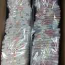 The Honest Company Clean Conscious Diapers for Delicate Skin Up to 100% Leakproof Hypoallergenic Fragrance-Free Baby Girl Prints Club Box Size Newborn 72 Count (Prints May Vary) (Rose Blossom + Tutu Cute)