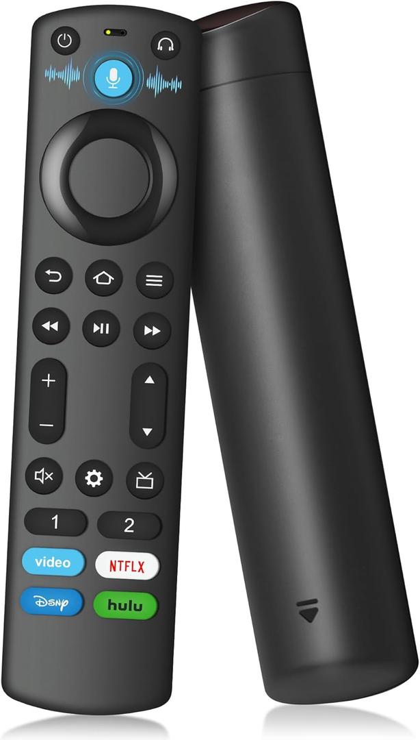 Replacement Voice Remote Control Fit for All Fires Smart TV Cube, 4K/4K Max (1st/2nd Gen), TV Stick (2nd/3rd Gen)/Lite/HD, Smart TV 3rd Gen, for All Hisense, TCL, 4-Series, Insignia-Toshiba-Pioneer