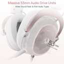 Redragon H510 Zeus White Wired Gaming Headset - 7.1 Surround Sound - Memory Foam Ear Pads - 53MM Drivers - Detachable Microphone - Multi Platforms for PC, PS4/3 & Xbox One/Series X, NS