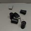 Wall Nanny Extender - 6 Inch Baby Gate Extension Kit -3 Inches Each Side - (Made in USA) Extends Pressure Gates + Protects Walls + Stabilizes Gate - for Child, Pet & Dog Gates (4 Pack) Black