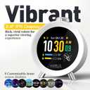 MOMILLA Alarm Clocks for Bedrooms, 2.8" Color Display, 7-Day Programmable 4 Alarms, Loud Alarm Clock for Heavy Sleepers Adults/Kids/Teen, Digital White Noise Sound Machine, Easy to Set, Hourly Chime, Small