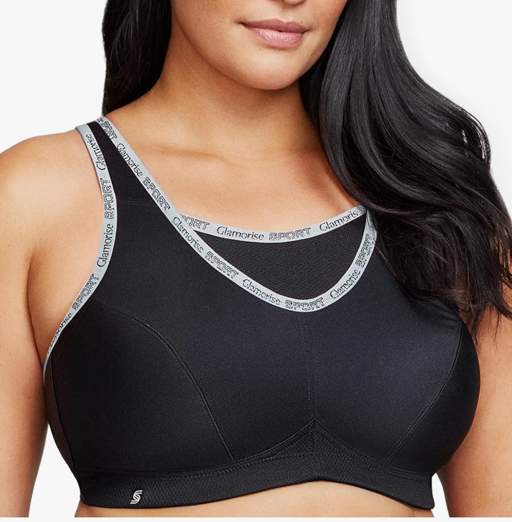 Glamorise Women's No-bounce Camisole Sports Bra Wirefree #1066 Size 36I