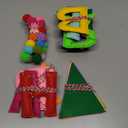 3Pcs 118 Inch Pre-Strung Happy Birthday Banner Colorful Pennant Flag Banners Rainbow Party Decorations Personalized Happy Birthday Sign for Party Decor