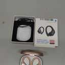 HAOYUYAN Wireless Earbuds, Sports Bluetooth Headphones, 80Hrs Playtime Ear Buds with LED Power Display, Noise Canceling Headset, IPX7 Waterproof Earphones for Workout/Running (A-Rose Gold)