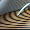 Art3d 4-Pack 47x23.6 Inch Acoustic Panels with Wood Slat Design - Soundproof Wall Panel for Office, Gaming Room & Studio, Ideal for Streamers, Home Workers & Recent Movers, Walnut