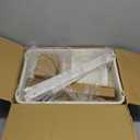 3-Tier Utility Rolling Cart,Mobile Utility Cart with Lockable Caster Wheels,Storage Shelves Organizer Cart, 3 Hanging Baskets, Easy Assembly,for Bathroom, Kitchen, Office, Workshop