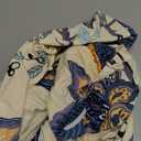 hyha Printed Couch Cushion Covers, Floral Sofa Covers Washable for 3 Cushion Couch, Stretch Pattern Outdoor Cushion Covers for Patio Furniture with Elastic Bottom(Large, Vintage Flower) (Beige)