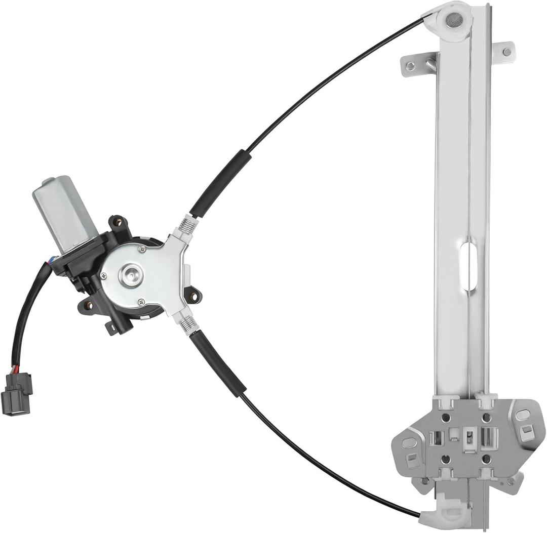 Front Driver Side Window Regulator with Motor Replacement for 2003 2004 2005 2006 2007 Honda Accord (Coupe 2-Door Only), Left, 741-304