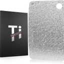 Titanium Cutting Board, 100% Pure Titanium Chopping Board for Kitchen with EPA Certified, Antibacterial Cutting Boards for Outdoor Cooking, Dishwasher Safe (12"x8")