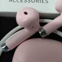 Wireless Earbuds, Bluetooth 5.4 Headphones in Ear with Noise Cancelling Mic, Bluetooth Earbuds Stereo Bass, IP7 Waterproof Sports Earphones, 32H Playtime USB C Charging Ear Buds Pink for Android iOS