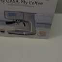 CASABREWS Ultra Espresso Machine with LCD Display, Powerful Milk Frother and Customizable Brewing Temperature, Provides Barista-Level Lattes and Cappuccinos