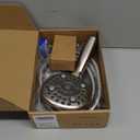 G-Promise Handheld Shower Head High Pressure 6 Spray Settings, Detachable Hand Held Showerhead 4.9 Inch Face with Extra Long Flexible Hose and Metal Adjustable Bracket (Brushed Nickel)