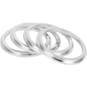 Hub Centric Rings, 66.6mm ID to 82mm OD Vehicle Wheel Hubrings Aluminum Alloy, 4 Pcs