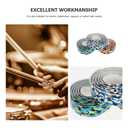 Amosfun Drum Stick Tape Anti-Slip Drum Stick Tape Camouflage Badminton Racket Grip Tape 6 Rolls, 1.1M per Roll