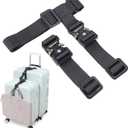Vigorport Luggage Straps, Luggage Connector Straps for Suitcases Add A Bag and Connect Your 2 Suitcases Together Adjustable Attachment Accessories Belts (1'' Width S Size)