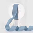 MEEDEE Dusty Blue Grosgrain Ribbon 1-1/2 Inch Grosgrain Hair Ribbons 50 Yards Per Roll Blue Wedding Ribbon for Hair Bow Supplies Boutique Ribbons for Crafts, Sewing, Scrapbooking