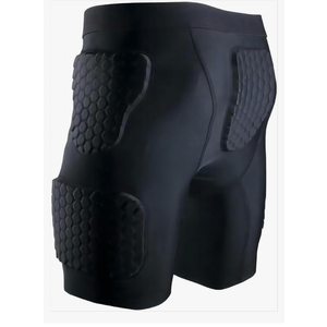 Men's Padded Compression Pants Protector or Football Baseball Soccer Basketball Girdle M