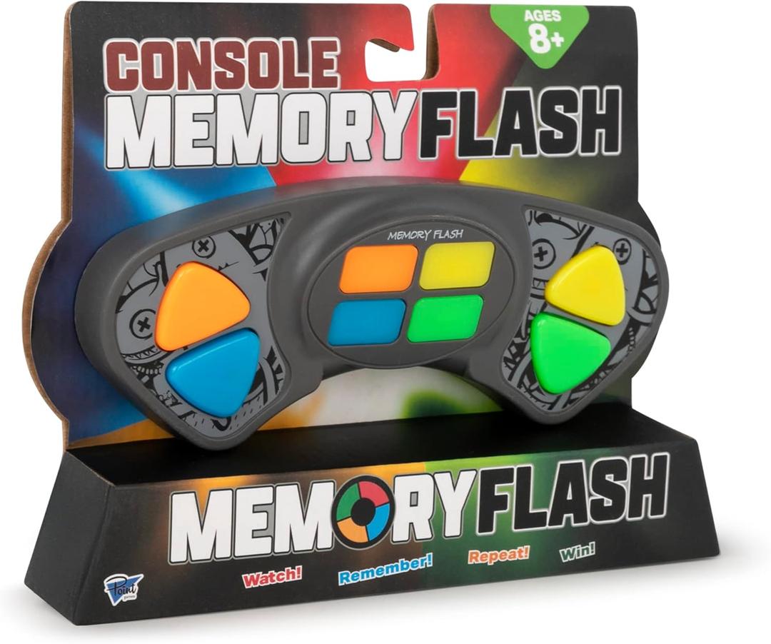 Point Games Handheld Memory Game, Kids Electronic Games, Sequence Fun for Kids with Lights & Sounds, Brain Challenge for Boys & Girls Ages 8+