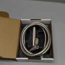 Handheld Toilet Bidet Sprayer for Toilet-Adjustable Water Pressure Control with Bidet Hose for Feminine Wash, Stainless Steel Brushed Nickel Cloth Diaper for Baby Wash (Stainless Steel, 1)