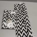 LuLaRoe TC Leggings Black & White Chevron Print Zig Zag Soft Comfort, Pack Of 2
