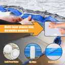 XX-Jumbo Size 48''X88'' Vacuum Storage Space Bags Extra Large for Blanket, Bedding, Comforters, Carpet, Sofa Pad Mattress, Pump Not Included (2 Pack)