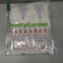 PRETTYGARDEN Summer Dress for Women 2026 Floral Sundress Spaghetti Strap Flowy Beach Vacation Boho Maxi Dresses (White, L)