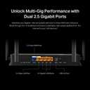 TP-Link Dual-Band BE3600 Wi-Fi 7 Router Archer BE230 | 4-Stream | 22.5G + 31G Ports, USB 3.0, 2.0 GHz Quad Core, 4 Antennas | VPN, EasyMesh, HomeShield, MLO, Private IOT | Free Expert Support