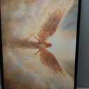 Large Angel Wall Art for Living Room, Framed Oversized Angel Wing Wall Decor Fantasy Sky Clouds Canvas Painting Modern Artwork for Living Room Bathroom Bedroom Office Dining Room 36"x24"
