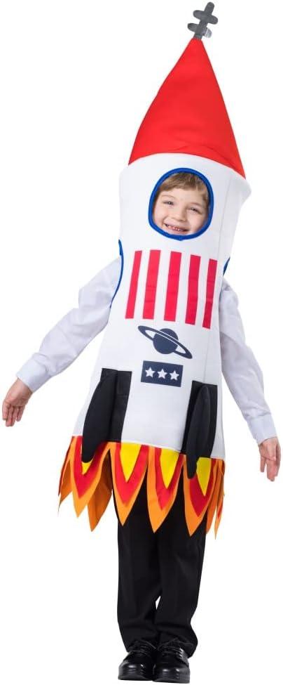 Dress Up America Rocketship Costume for Kids - Space Shuttle Costume - Spaceship Dress Up, Size: T4/S