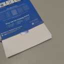 3" X 2" Matte White Printable Shipping Labels (100 Sheets, 1000 Stickers) Mailing and Address Labels, Product Packaging Stickers for Laser & Inkjet Printers - Spartan Industrial Template R011