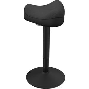 Standing Stool, Adjustable Ergonomic Office Chair Standing Desk Chair Swivel 360 Degree Swivel Tilting Balance with Saddle Seat for Active Learning Sitting, 29.52" H x 15.75" W x 14" D