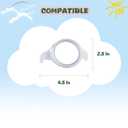 Handles Compatible for Philips Avent Anti-Colic Baby Bottles, Easy Holder for Feeding Bottle, Pack of 4