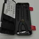 BILITOOLS 15PCS Universal Pulley Holder Tool Kit, 1/2-inch drive ratchet Adjustable Spanner Wrench with Variable Pins 3.5mm, 4mm, 4.5mm, 5mm, 6mm, 6.5mm and 10mm fits Camshaft pulleys.